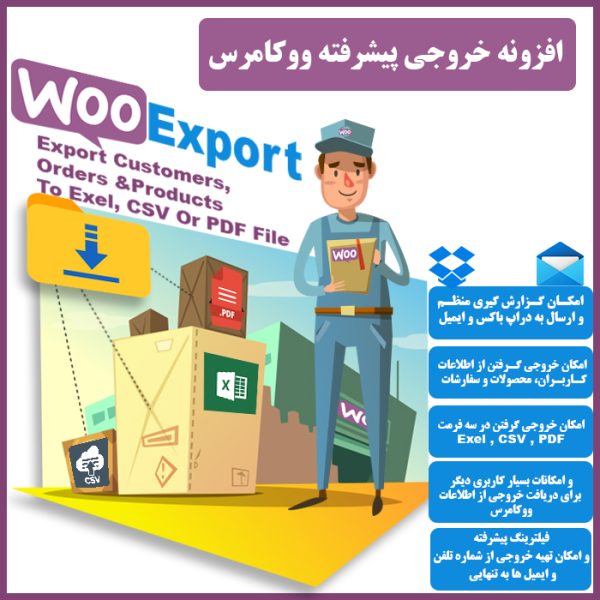 افزونه اکسپورت ووکامرس
