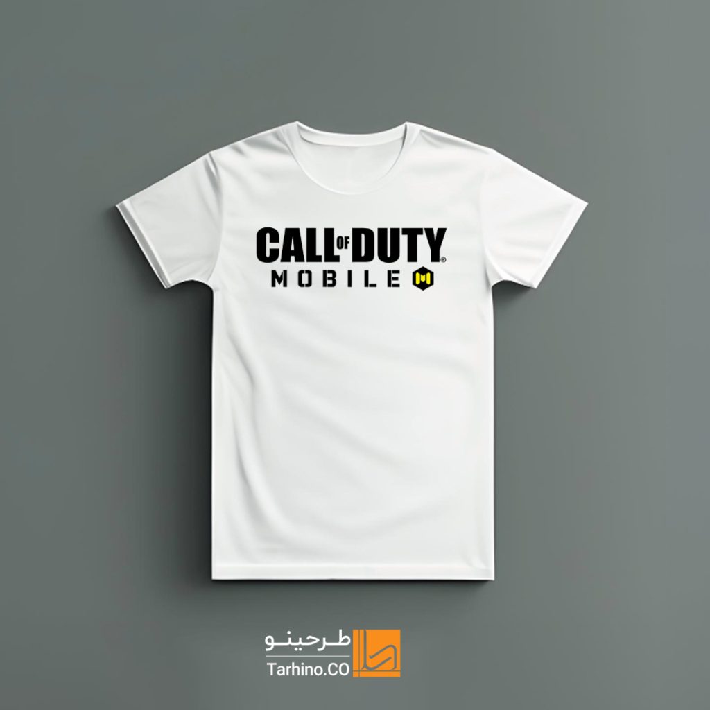 تیشرت گیمینگ طرح کالاف دیوتی