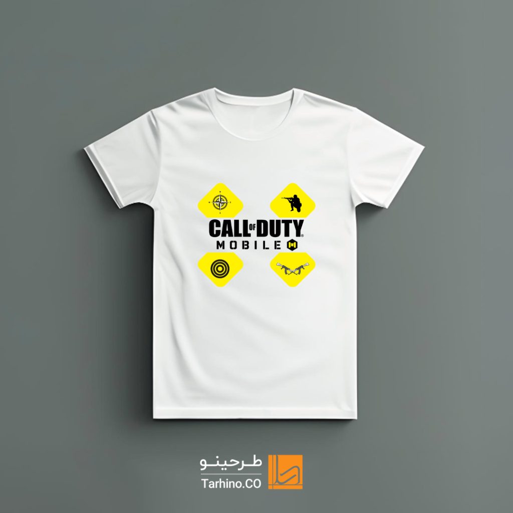 تیشرت طرح دار کالاف دیوتی موبایل