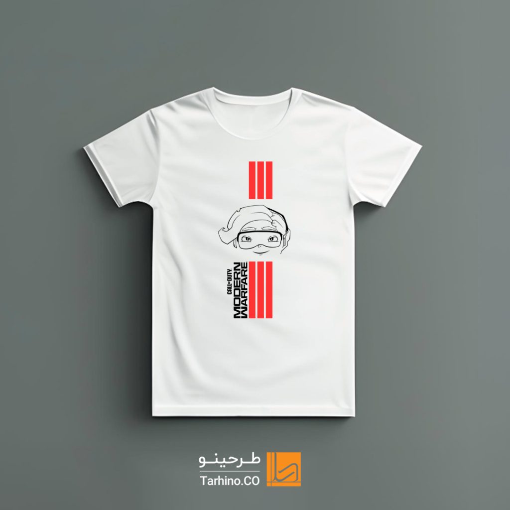 خرید تیشرت طرح بازی کالاف دیوتی مدرن وارفار
