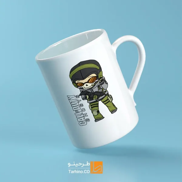 ماگ با طرح کاراکتر گوست کالاف
