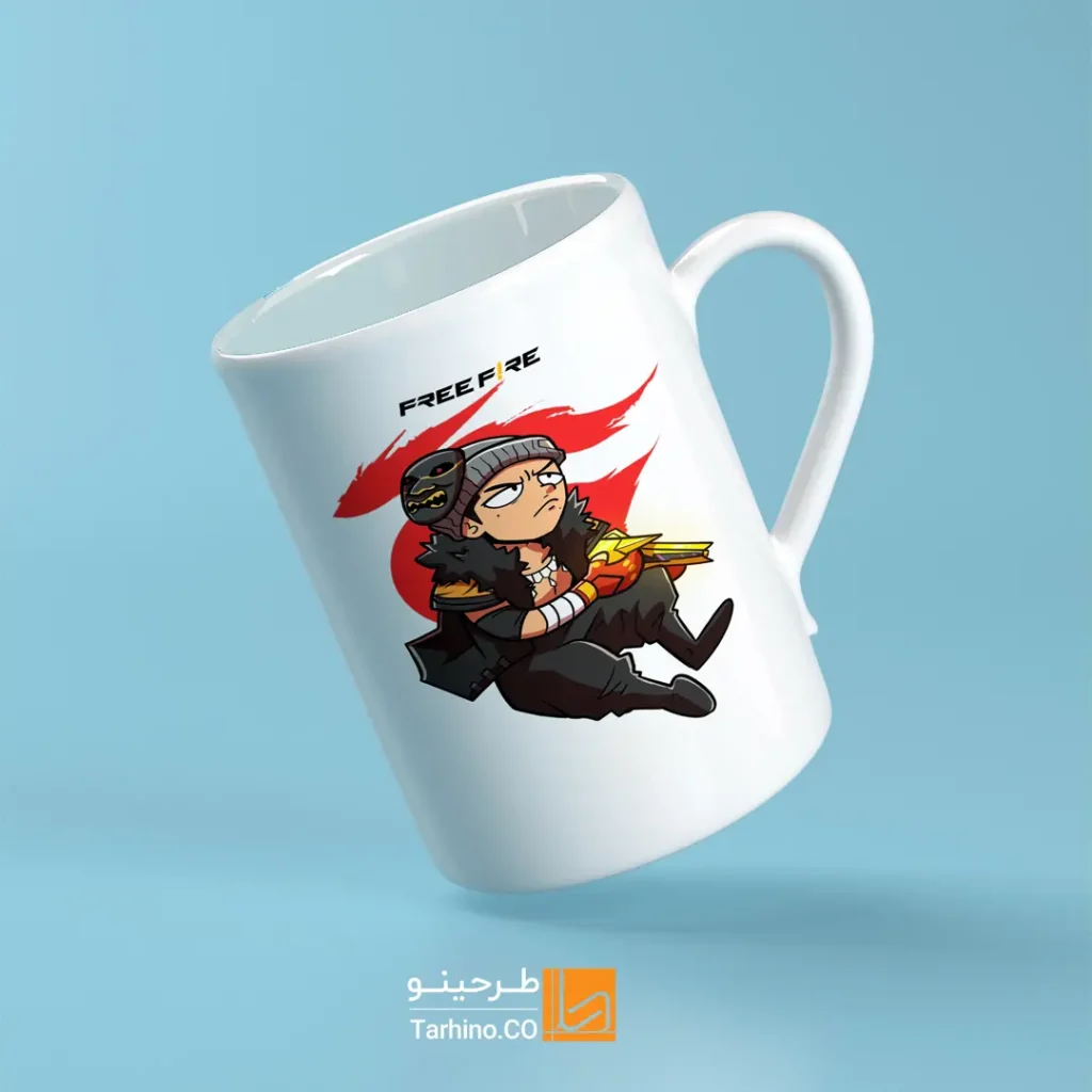 ماگ گیمینگ با طرح بازی فری فایر