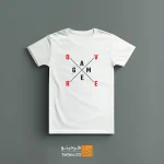 تیشرت طرحدار گیمر با طرح Game Over