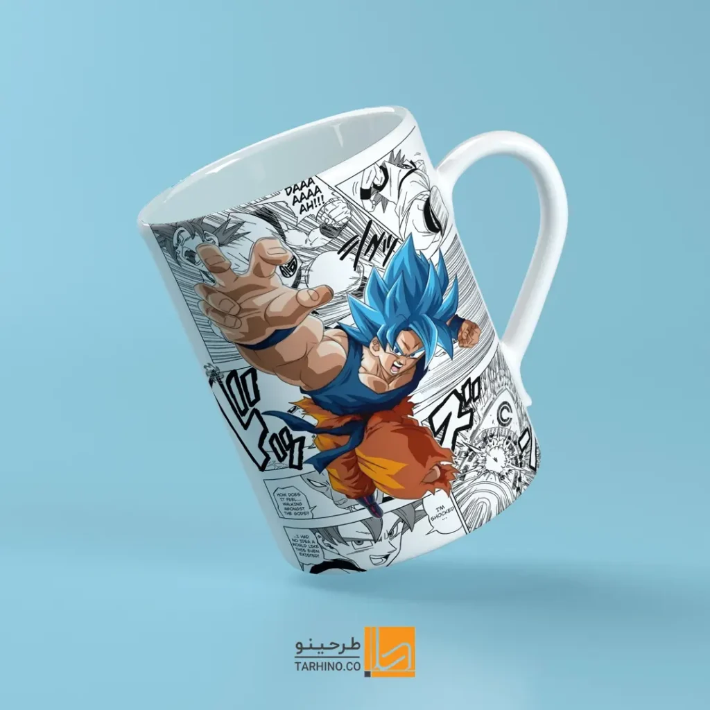 ماگ انیمه با طرح کاراکتر دراگون بال