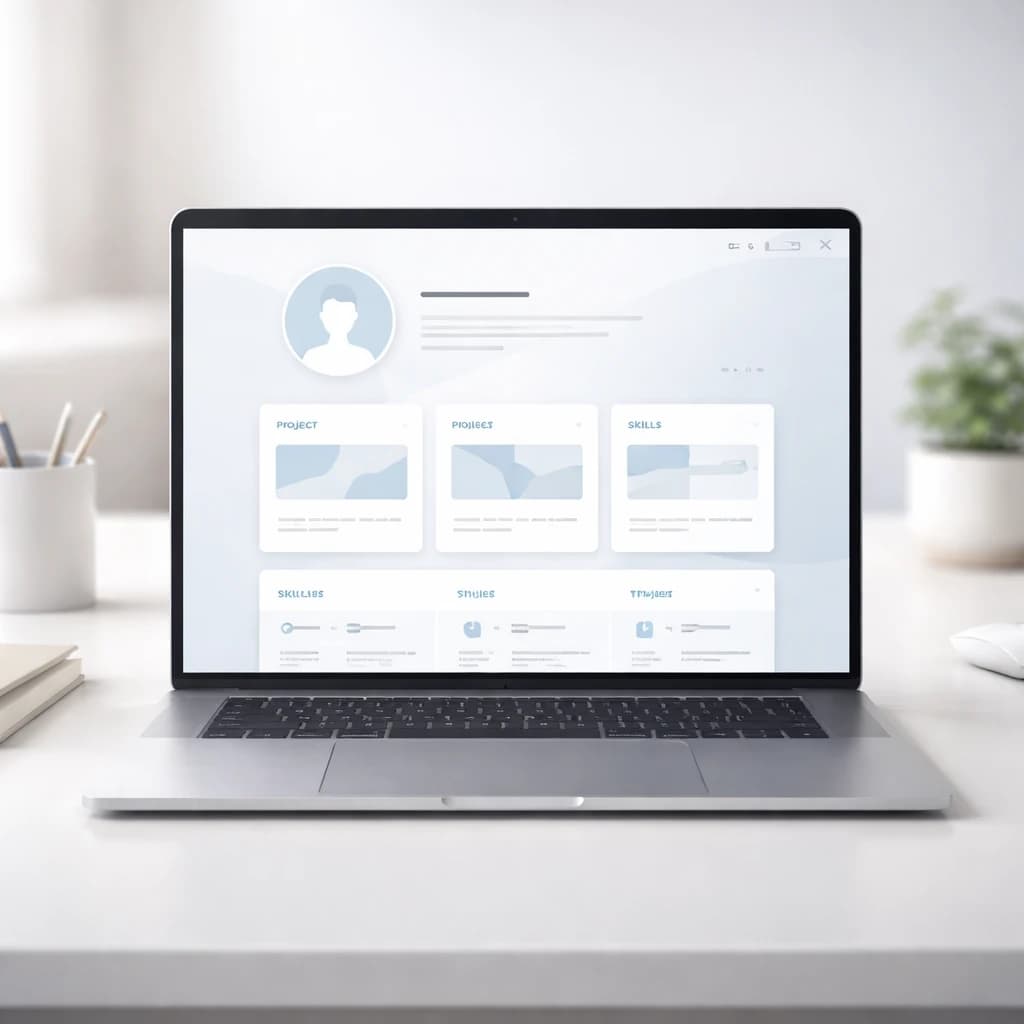 طراحی سایت رزومه ای و نمونه کار